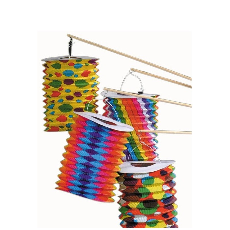 Lampions cylindriques x 40