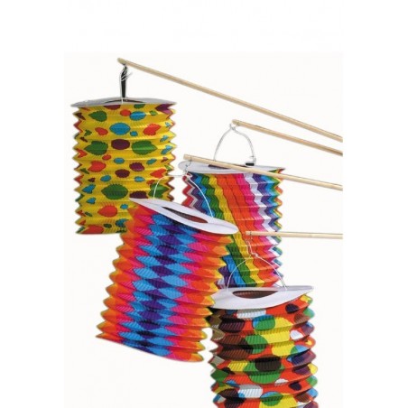 Lampions cylindriques x 40