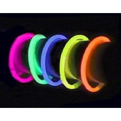 Bracelets lumineux assortis